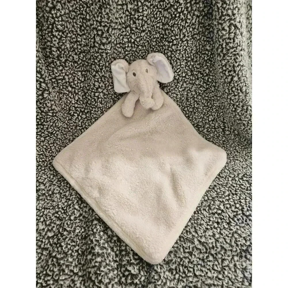 OEKO-TEX Plush Pink elephant security blanket Baby Lovey Nunu Soother
